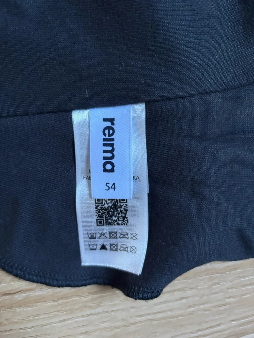 Reima Starrie Kids Balaclava US 6-7Y Black Merino Wool Cotton lined